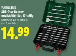 Lidl Parkside sds-plus bohrer- und meißel-set, 17-teilig Angebot