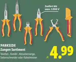 Lidl Parkside zangen sortiment Angebot