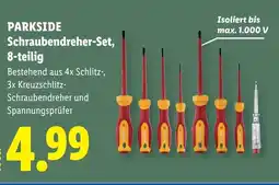 Lidl Parkside schraubendreher-set, 8-teilig Angebot