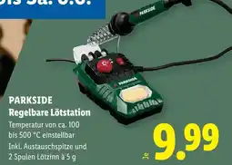 Lidl Parkside regelbare lötstation Angebot