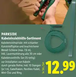 Lidl Parkside kabeleinziehhilfe-sortiment Angebot