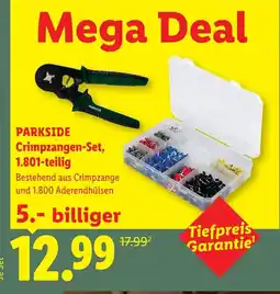 Lidl PARKSIDE Crimpzangen-Set, 1.801-teilig Angebot