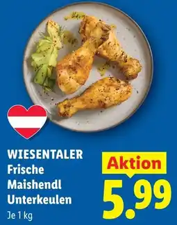 Lidl WIESENTALER Frische Maishendl Unterkeulen Angebot