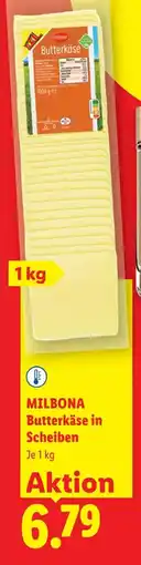 Lidl Milbona butterkäse in scheiben Angebot