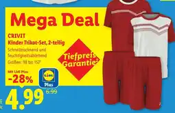 Lidl Crivit kinder trikot-set, 2-teilig Angebot