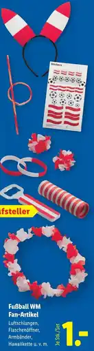 Lidl Fußball WM Fan-Artikel Angebot