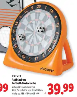 Lidl Crivit aufblasbare fußball-dartscheibe Angebot