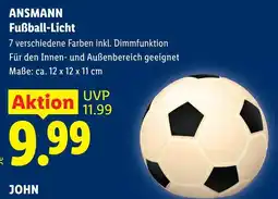 Lidl Ansmann fußball-licht Angebot