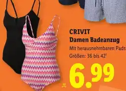 Lidl CRIVIT Damen Badeanzug Angebot
