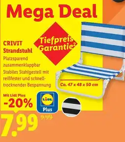 Lidl Crivit strandstuhl Angebot
