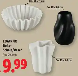 Lidl LIVARNO Deko- Schale/Vase Aus Dolomit Angebot