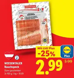 Lidl Wiesentaler bauchspeck Angebot