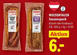 Lidl Wiesentaler jausenspeck Angebot