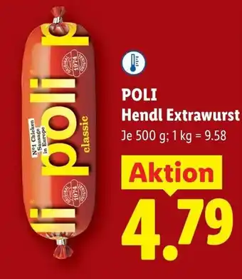 Lidl Poli hendl extrawurst Angebot