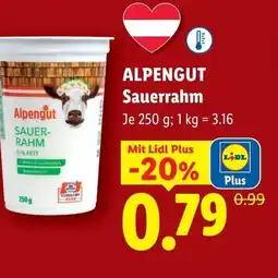 Lidl ALPENGUT Sauerrahm Angebot
