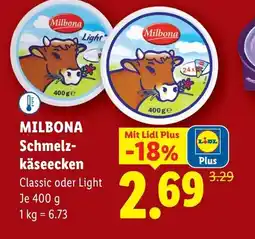 Lidl MILBONA Schmelz- käseecken Angebot