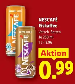 Lidl Nescafé eiskaffee Angebot