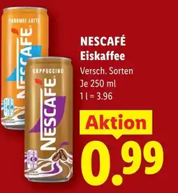 Lidl Nescafé eiskaffee Angebot