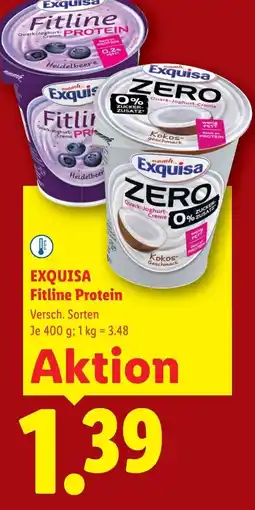 Lidl Exquisa fitline protein Angebot