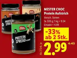 Lidl MISTER CHOC Protein Aufstrich Angebot