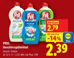 Lidl Pril geschirrspülmittel Angebot