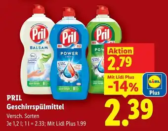 Lidl Pril geschirrspülmittel Angebot