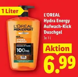 Lidl L'oreal hydra energy aufwach-kick duschgel Angebot