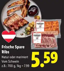 Lidl Frische spare ribs Angebot