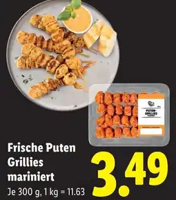 Lidl Frische puten grillies mariniert Angebot