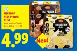 Lidl Milbona high protein drink Angebot