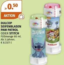 Müller Dulcop seifenblasen oder stitch Angebot