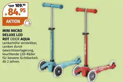 Müller Mini micro deluxe led rot oder aqua Angebot