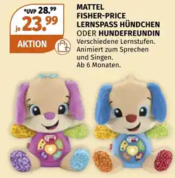 Müller Mattel fisher-price lernspass hündchen oder hundefreundin Angebot
