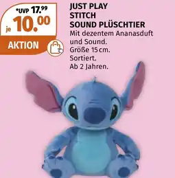 Müller Just play stitch sound plüschtier Angebot