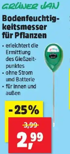 Thomas Philipps Bodenfeuchtig- keitsmesser für Pflanzen Angebot
