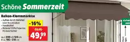 Thomas Philipps Balkon-Klemmmarkise Angebot