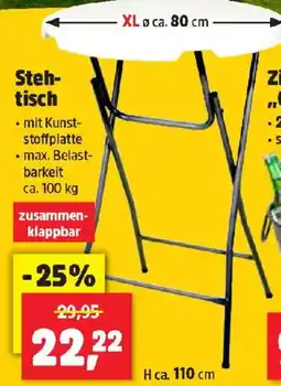 Thomas Philipps Steh- tisch Angebot