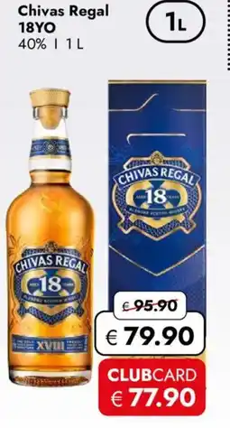 Travel FREE Chivas regal 18yo Angebot