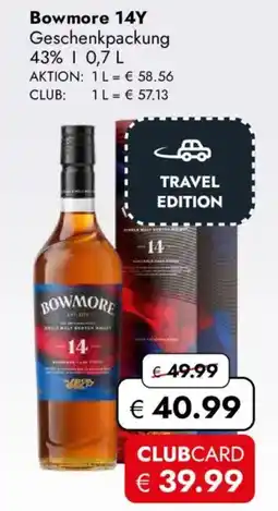 Travel FREE Bowmore 14Y Angebot