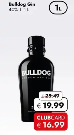 Travel FREE Bulldog Gin 1L Angebot