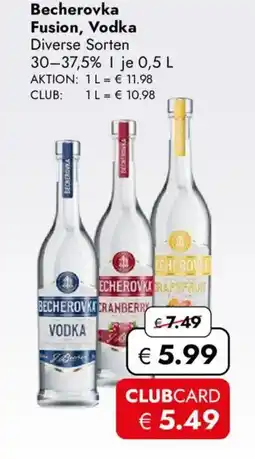 Travel FREE Becherovka fusion, vodka Angebot