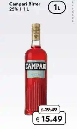 Travel FREE Campari Bitter Angebot