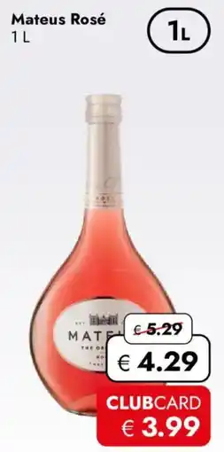 Travel FREE Mateus Rosé Angebot