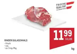 Metro Rinder Gulaschhals Angebot