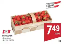 Metro Erdbeeren Angebot