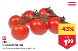 MPreis Midi Rispentomaten Angebot