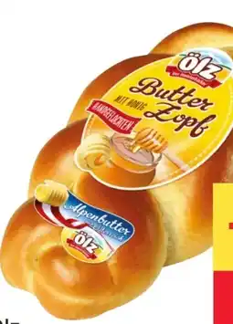 MPreis Ölz Butterzopf Angebot