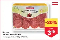 MPreis Sorger Salami Kreationen Angebot