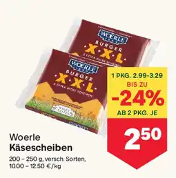 MPreis Woerle Käsescheiben Angebot