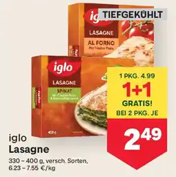 MPreis Iglo Lasagne Angebot